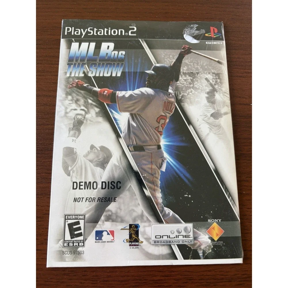 RARE Sony PlayStation 2 MLB 06 The Show Demo Disc NEW SEALED Paperboard Sleeve